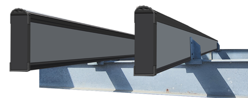 Pair of CarbonBunk carbon fiber enhanced bunk beams